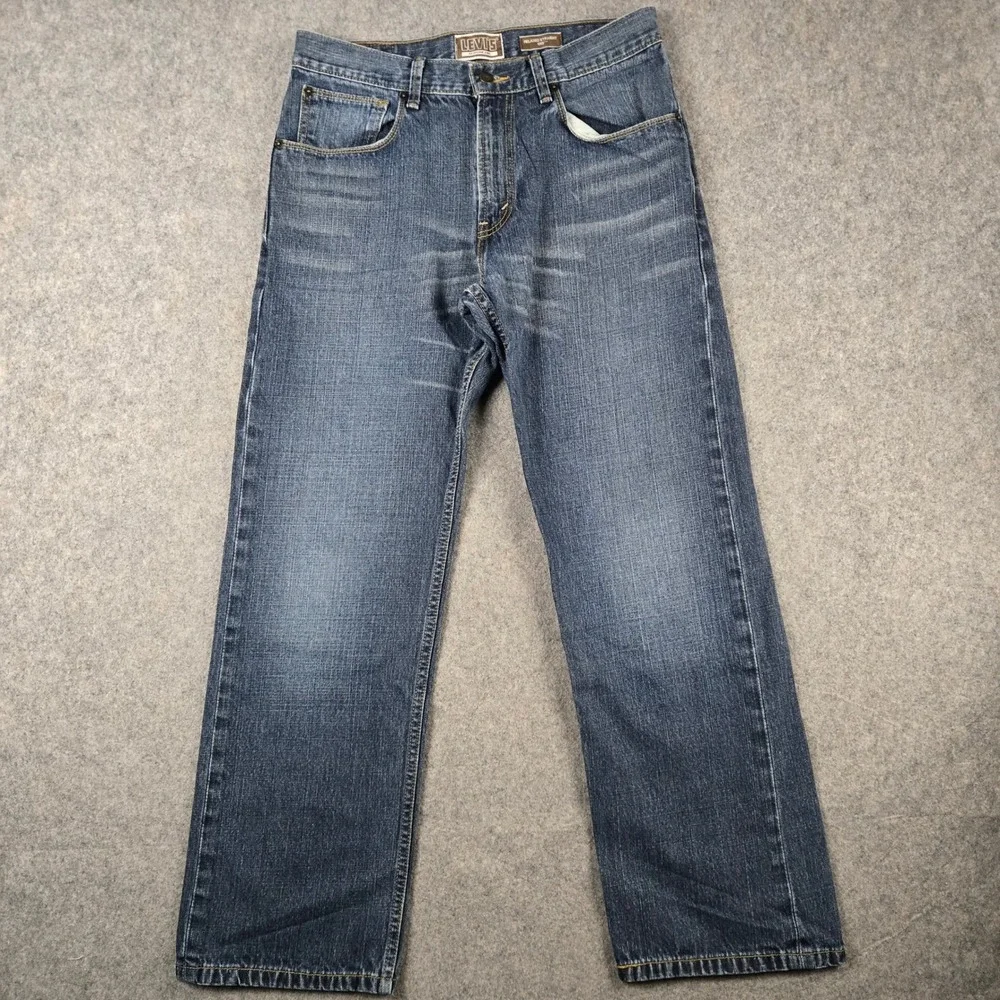 Levi 559 Jeans Mens 32x30 Blue Relaxed Straight Leg Denim Faded Skater Y2k
